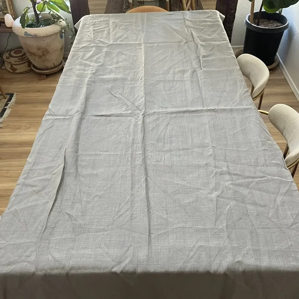 Restoration Hardware Textured European Linen Drape Curtain Panel 48.5x120